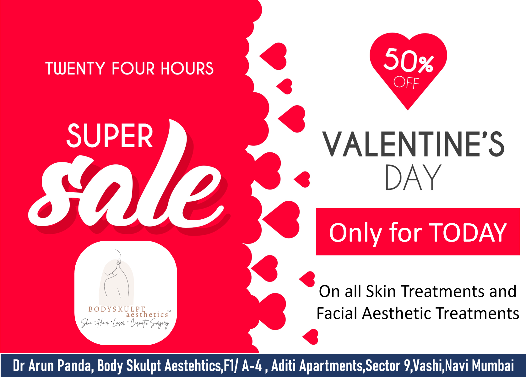 Read more about the article Skin Treatment Offers for Valentine’s Day in Navi Mumbai