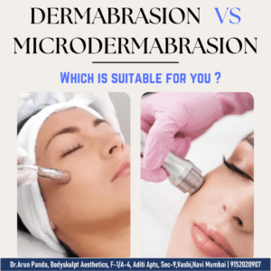Read more about the article DERMABRASION VS MICRODERMABRASION: WHAT’S THE DIFFERENCE?,COST IN INDIA